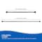 Kenney Mfg Twist & Fit No Tools Gloria Decorative Tension Shower Curtain Rod, 42-72in, Black KN909C/5HUS - alternate 5